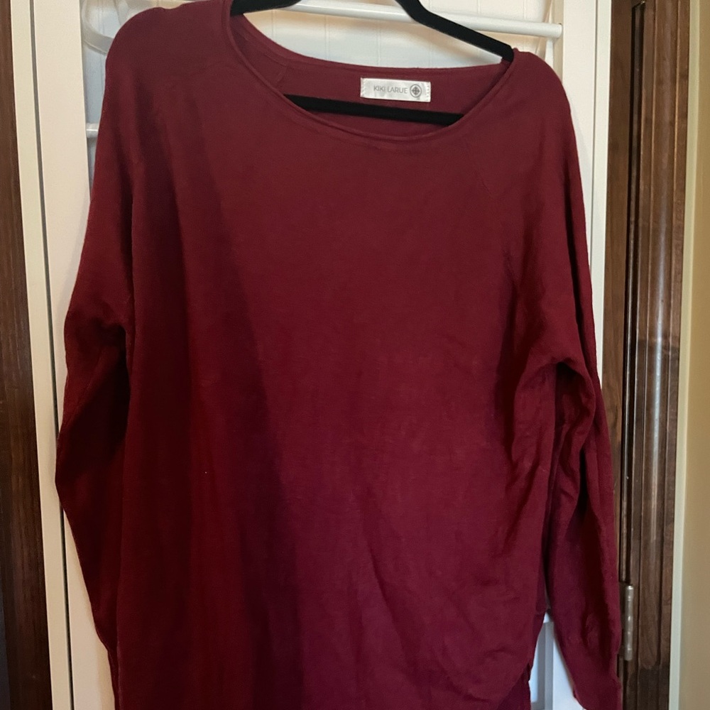 Red Kiki Larue sweater
